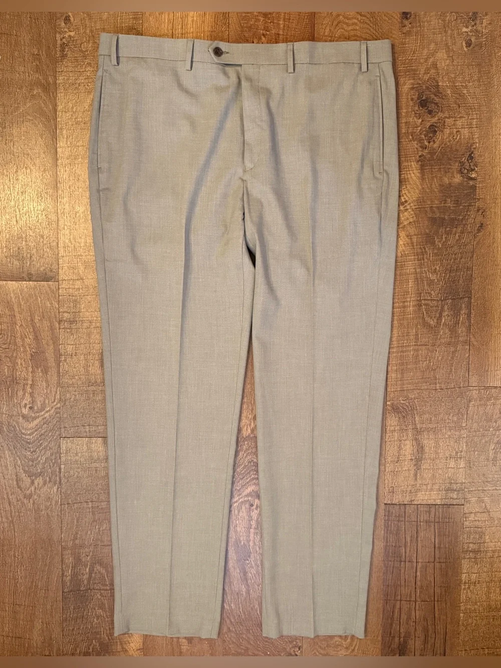 Lauren Ralph Lauren Dress Pants Mens 40x32 Tan Flat Front Stretch Career